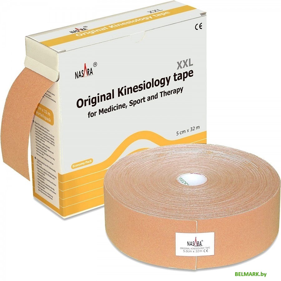 Тейп Nasara Kinesiology Tape NR81470 (бежевый) - фото2