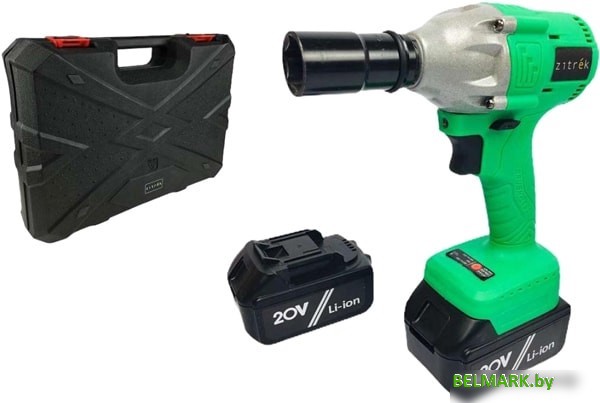 Гайковерт Zitrek Crusher 20-Li Set (с 2-мя АКБ, кейс) - фото