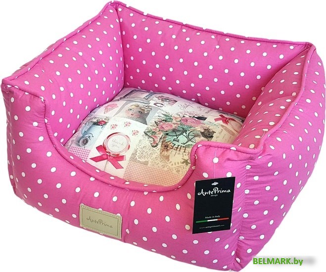 Лежак AntePrima Yolande YOLROSPOIS02 (розовый горошек) - фото