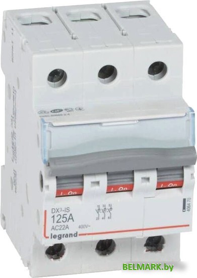Выключатель нагрузки Legrand DX3-IS 125A 3P 406470 - фото