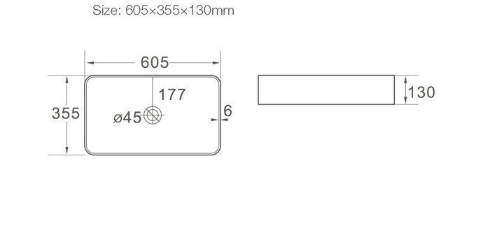 Умывальник SantiLine SL-1008 - фото2