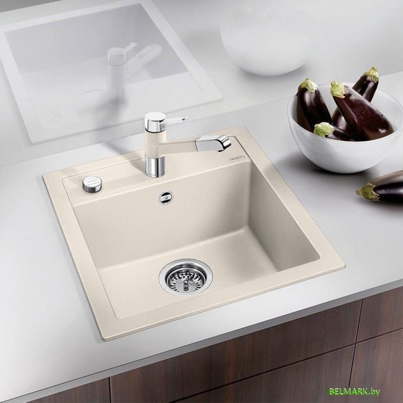 Кухонная мойка Blanco Dalago 45 527059 (мягкий белый) - фото