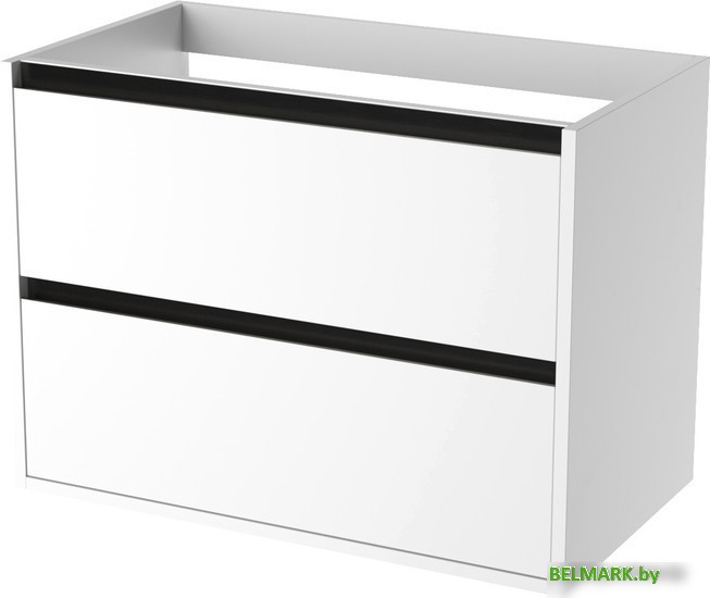 ЗОВ Тумба под умывальник Парма 70 P70LWP0MWMC1B (белый матовый) - фото