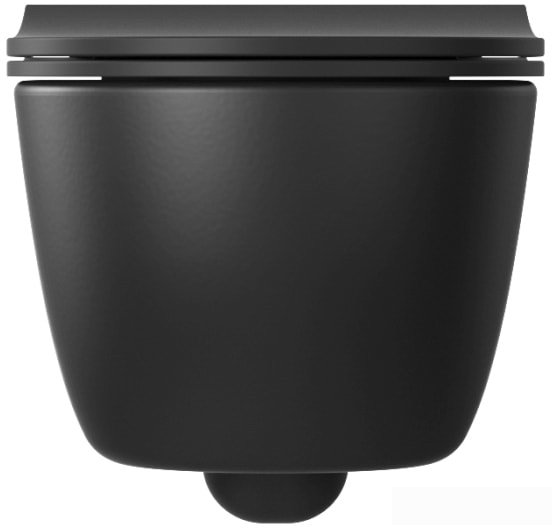 Унитаз Bocchi V-Tondo Rimless 1416-004-0129 (черный матовый) (без сиденья) - фото2