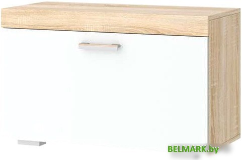 Тумба для обуви Памир Соната ОС-800 (сонома/белый глянец) - фото