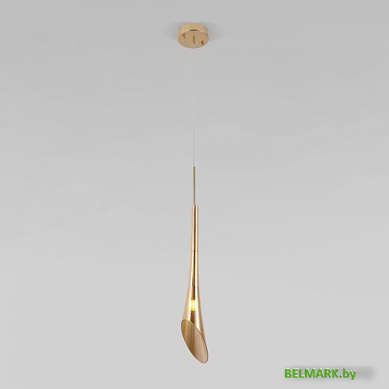 Подвесная люстра Евросвет Folio 50224/1 янтарный - фото