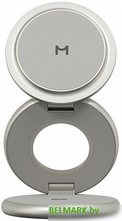 Беспроводное зарядное Magssory Signature Disc Pro для Apple 3 в 1 WCH073 (титановый) - фото