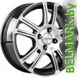 Литые диски X'trike X-105 15x6" 4x108мм DIA 65.1мм ET 25мм BK/FP - фото