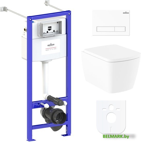 Унитаз Lavinia Boho Relfix Aveo Rimless 6 в 1 77050205 (белый пластик) - фото