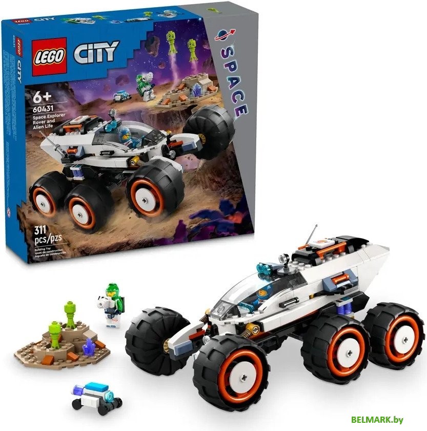 Конструктор LEGO City 60431 Марсоход и инопланетная жизнь - фото2