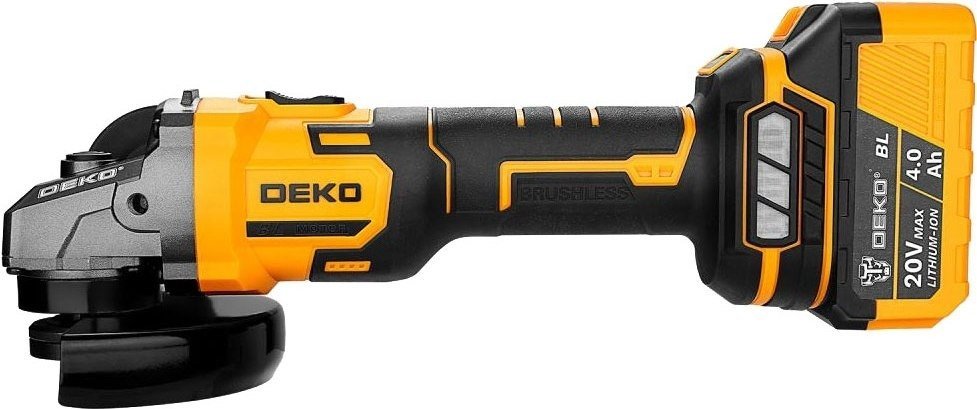 Угловая шлифмашина Deko DKAG-125 083-1064 (с 2-мя АКБ) - фото2