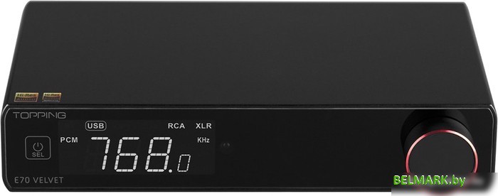 Цифро-аналоговый преобразователь Topping E70 Velvet (черный) - фото