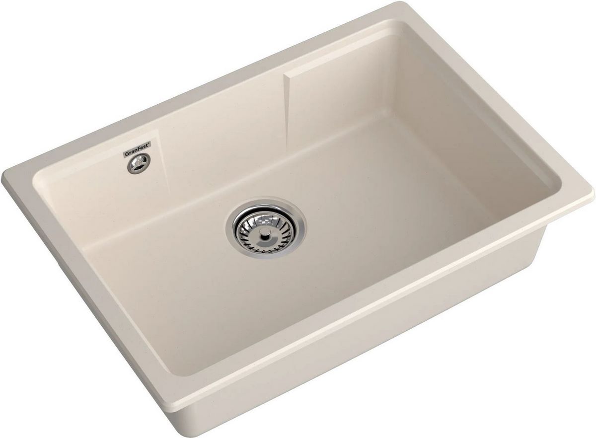 Кухонная мойка GranFest GF-Urban-4565 (белый) - фото2