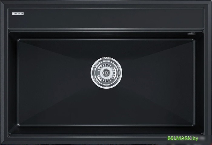Кухонная мойка Paulmark Stepia 80 PM117551-BLM (черный металлик) - фото