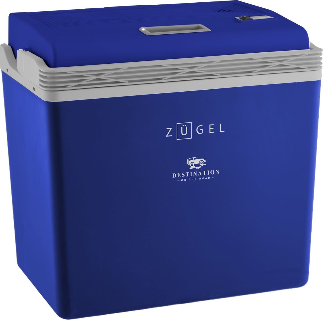 Термоэлектрический автохолодильник ZUGEL ZCR301D 30л (синий) - фото