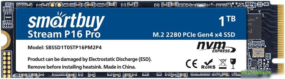 SSD SmartBuy Stream P16 Pro 1TB SBSSD1T0STP16PM2P4 - фото