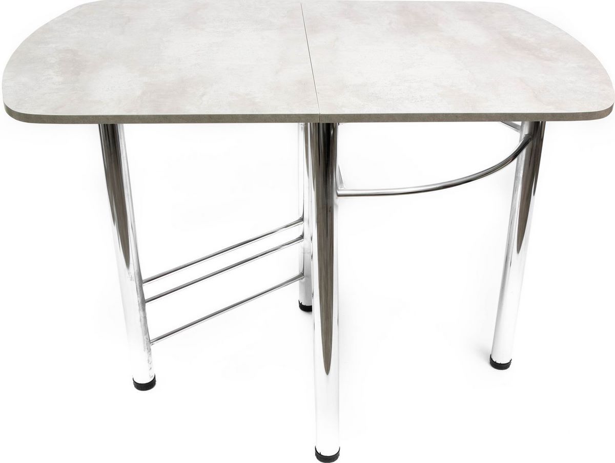 Кухонный стол ВВР Пристенный (камень светлый, ЛДСП) - фото2