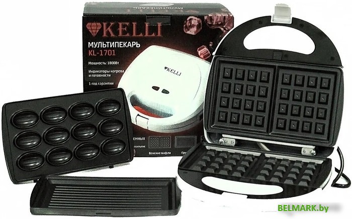 Многофункциональная сэндвичница KELLI KL-1701 - фото