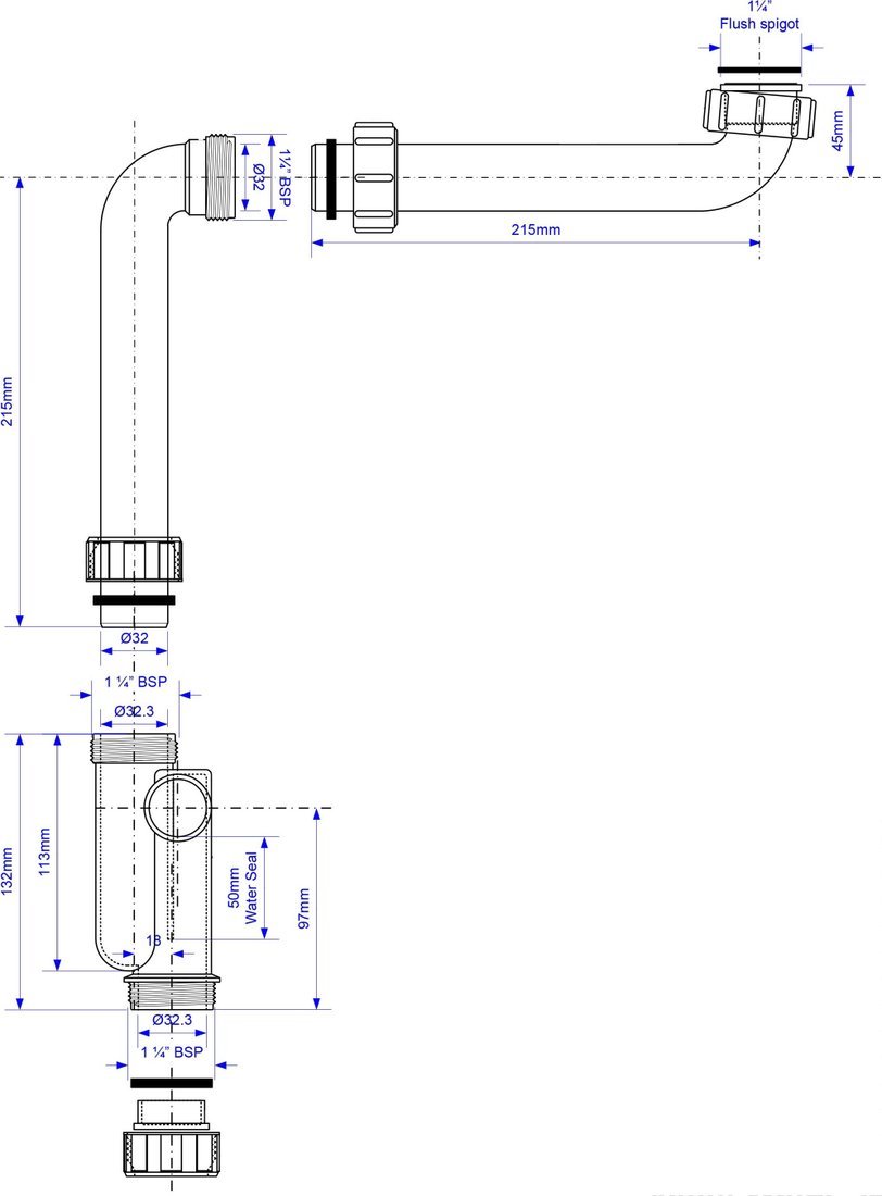 Сифон McAlpine MRCAT32-HC - фото2
