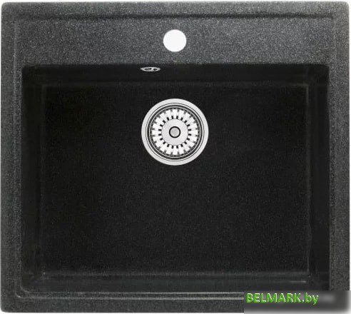 Кухонная мойка Berge BR-5750 (черный матовый) - фото