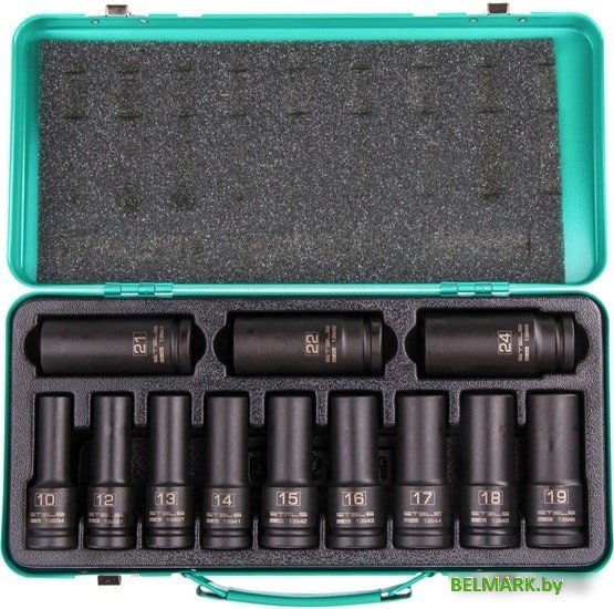 Набор торцевых головок Stels 13998 (12 предметов) - фото2