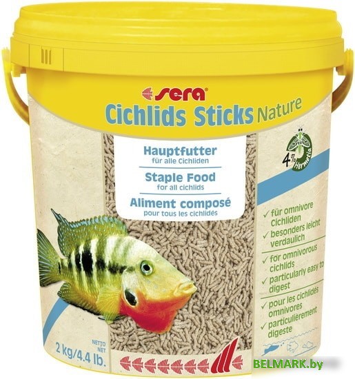 Сухой корм Sera Cichlids Sticks Nature 2 кг - фото
