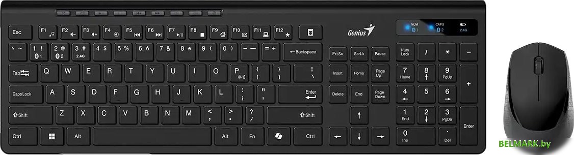 Офисный набор Genius SlimStar 8230 (черный) - фото