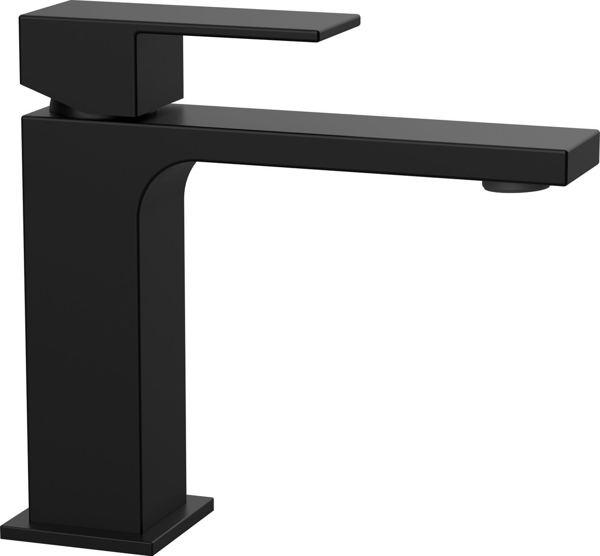 Смеситель Kaiser Cube 01211-9 (черный матовый) - фото