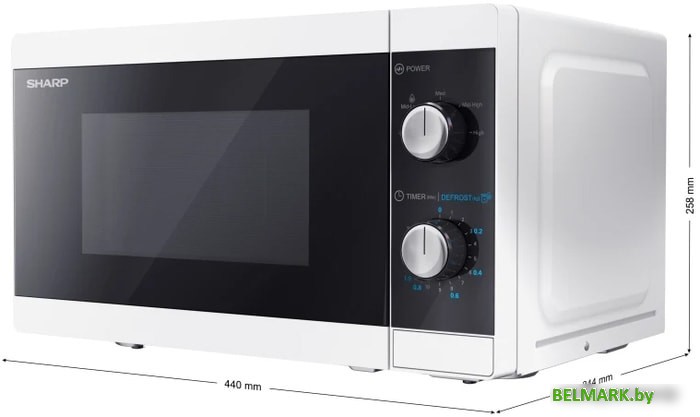 Микроволновая печь Sharp YC-MS01E-W - фото2