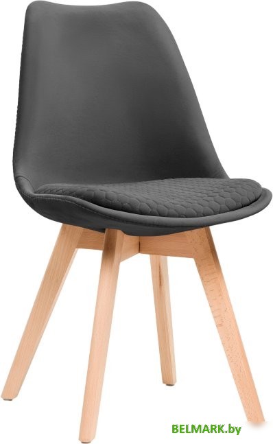 Стул Woodville Bonuss (темно-серый/дерево) - фото