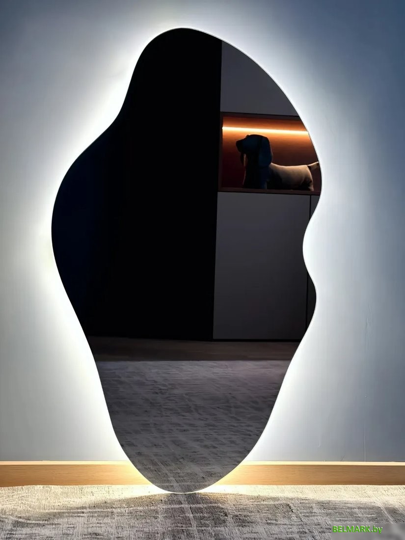 Зеркало с подсветкой eMZe 45x77 LED.NF.45.77.AF.4K (с подсветкой и антизапотеванием) - фото