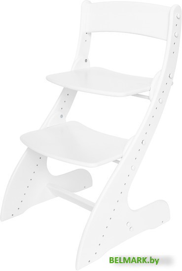 Растущий стул Друг Кузя Растущий Павлин (белый) - фото