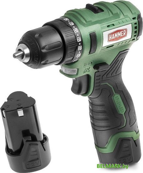 Дрель-шуруповерт Hammer ACD12BLC (с 2-мя АКБ, кейс) - фото2