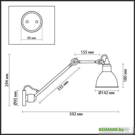 Бра Odeon Light Arta 4126/1WD - фото2
