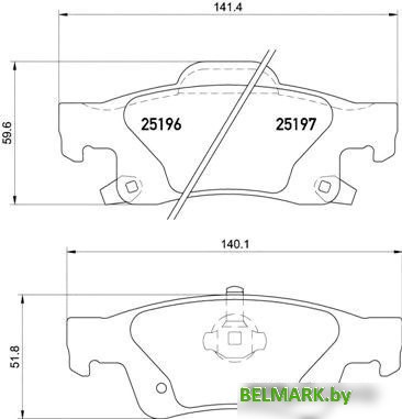 Brembo P37016 - фото