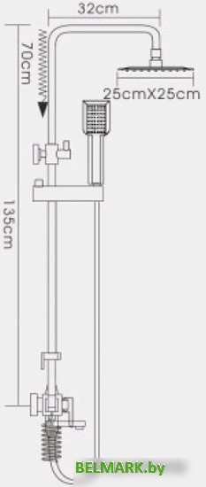 Душевая система FRAP F2419 - фото2