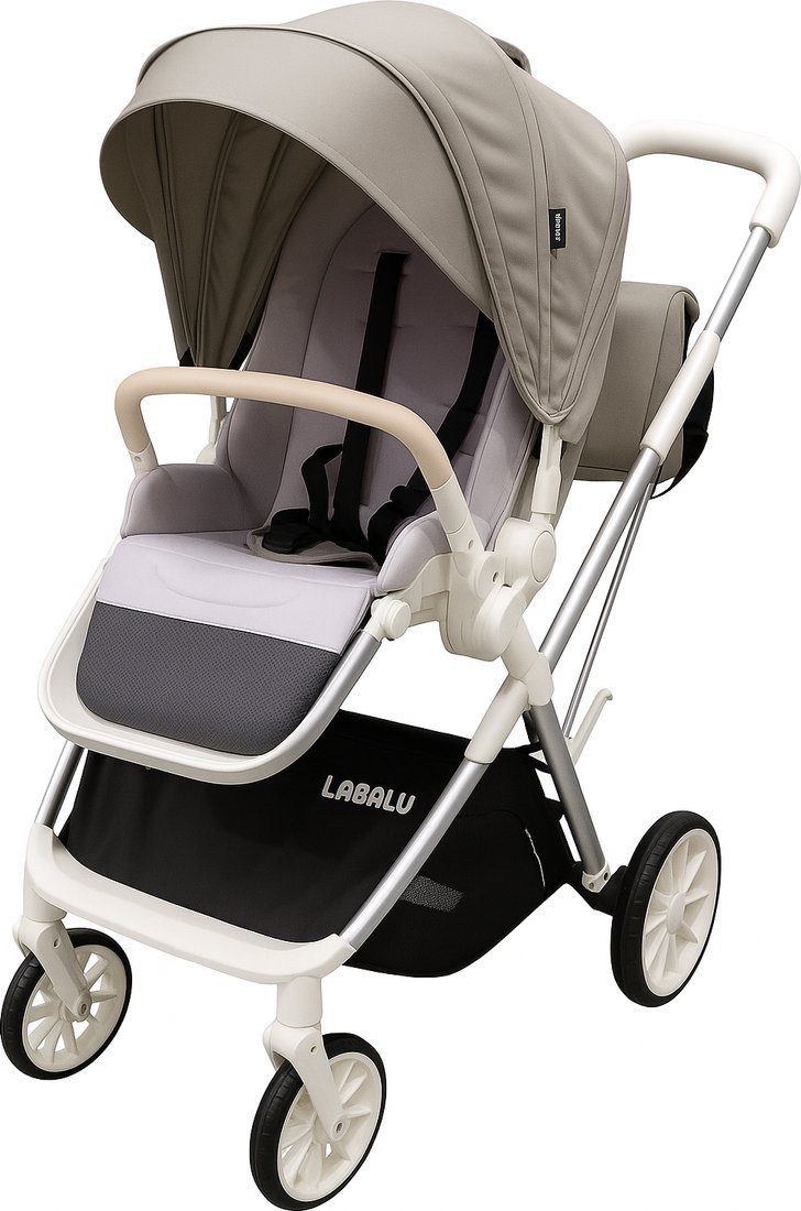 Коляска прогулочная «книга» Labalu Wave Q7 (оливковый) - фото
