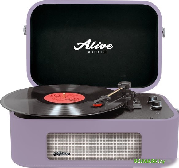 Виниловый проигрыватель Alive audio Stories (сиреневый) - фото