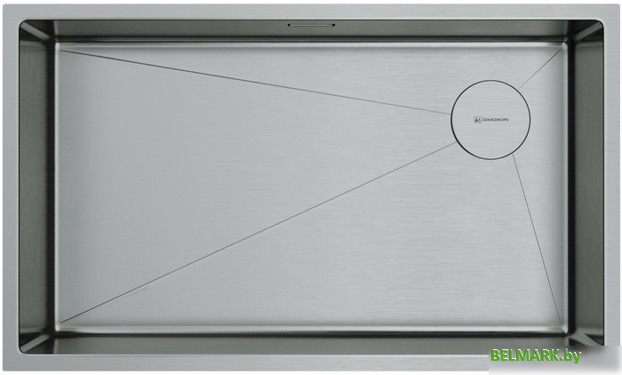 Кухонная мойка Omoikiri TAKI 74-U/IF SIDE IN (нержавеющая сталь) - фото