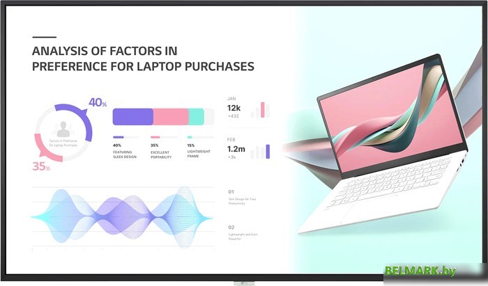 Информационная панель LG 49UH5J-H - фото