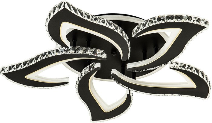 Припотолочная люстра LED4U L2839-5 BK - фото