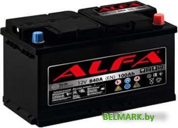 Автомобильный аккумулятор ALFA Hybrid 100 R (100 А·ч) - фото