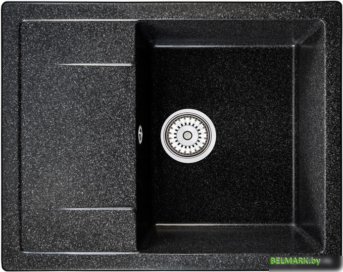 Кухонная мойка Berge BR-6502 (черный матовый) - фото
