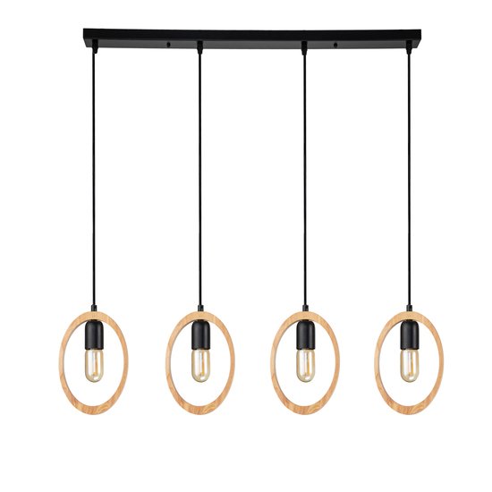 Подвесная люстра Escada 10196/4 E27*40W Black - фото2