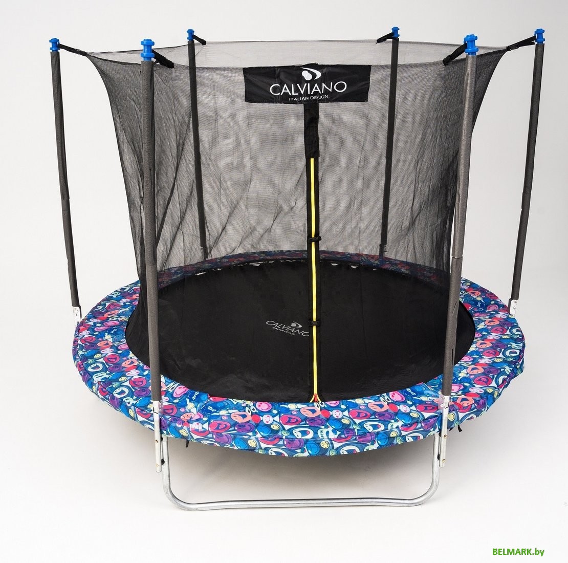 Батут Calviano Smile 183 см-6 ft с внутренней сеткой складной - фото2