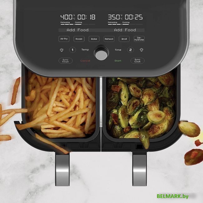 Аэрофритюрница Instant Vortex Plus Dual (серебристый/черный) - фото2