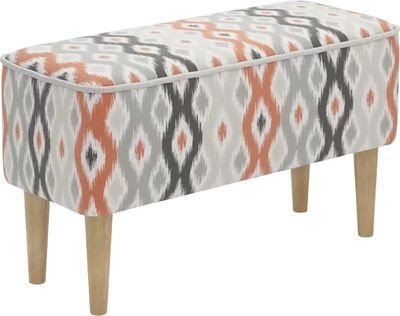 Банкетка MONOFIX Одос Принт (абстракция/терракот микровелюр) - фото