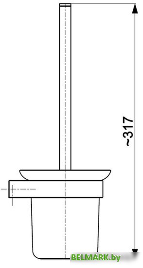 Ершик для унитаза Armatura 864-031-00 - фото2