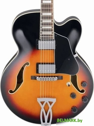 Полуакустическая гитара Ibanez AF75 BS - фото2