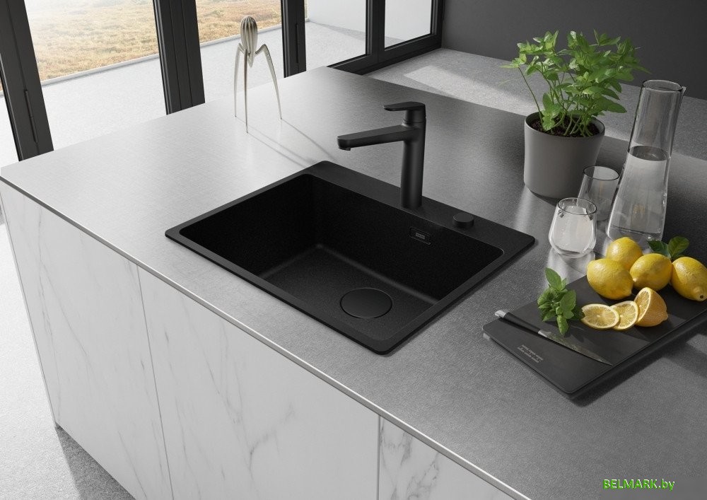 Кухонная мойка Franke Maris MRG 610-54 FTL 114.0693.579 (матовый черный) - фото2
